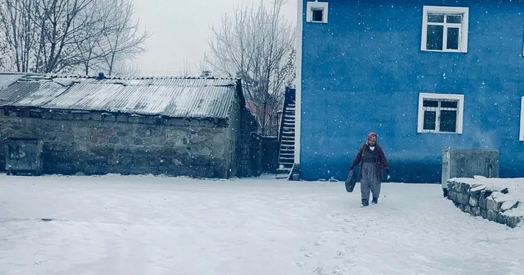 Ağrı’da kartpostallık kış manzaraları