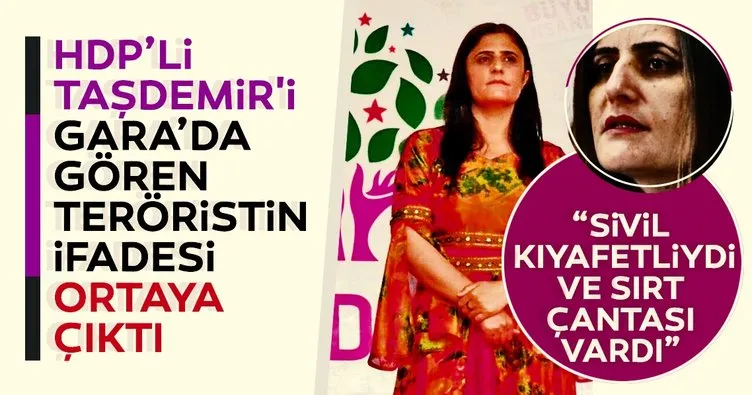 Son dakika: Bakan Soylu açıklamıştı! HDP’li Taşdemir’i Gara’da gören terörist konuştu!