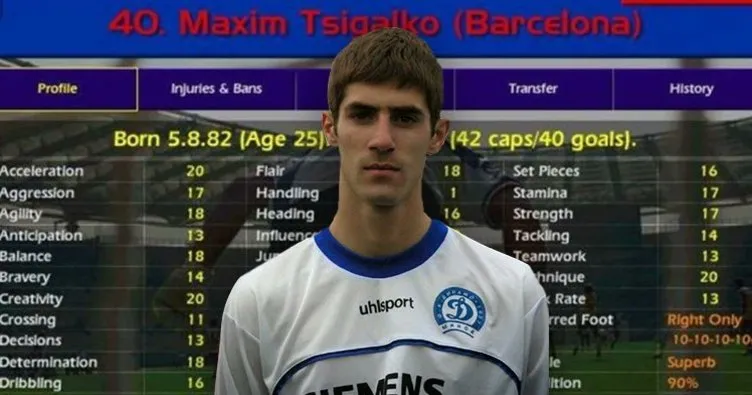 SON DAKİKA: Championship Manager efsanesi futbolcu Maxim Tsigalko hayatını kaybetti! Maxim Tsigalko kimdir?