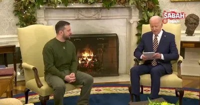 Zelenskiy ve Biden arasındaki ikili görüşme başladı | Video