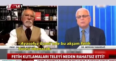 TELE 1 TV’de Merdan Yanardağ’dan İstanbul’un Fethi ve Fetih Suresi için skandal sözler | Video