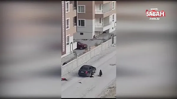 Konya'daki cinayet anı kamerada | Video