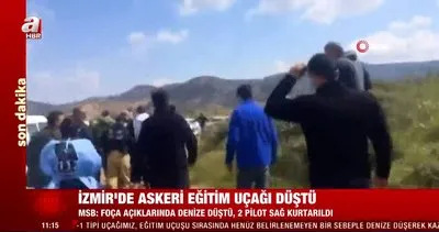 SON DAKİKA: İzmir’de askeri uçak düştü! 2 pilot sağ olarak kurtarıldı... CANLI YAYIN