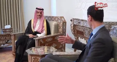Suudi Arabistan’dan 12 yıl sonra dışişleri bakanı düzeyinde Suriye’ye ilk ziyaret | Video