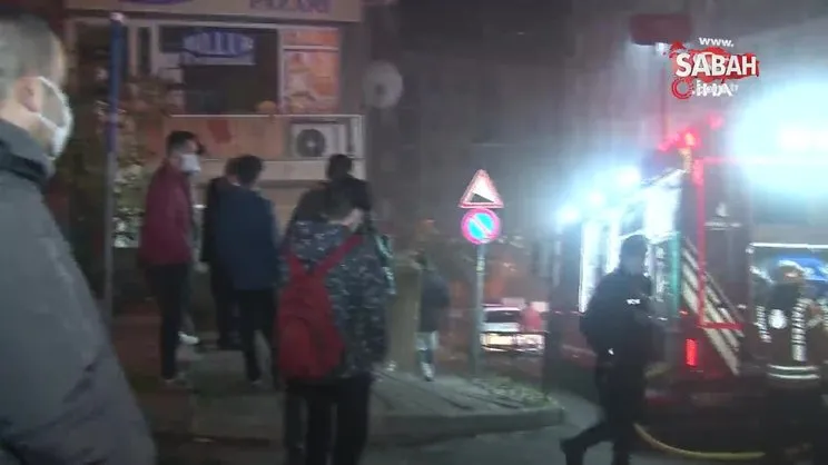 İstanbul Şişli’de kumaş deposunda yangın çıktı, depoya sığınan kedi telef oldu | Video