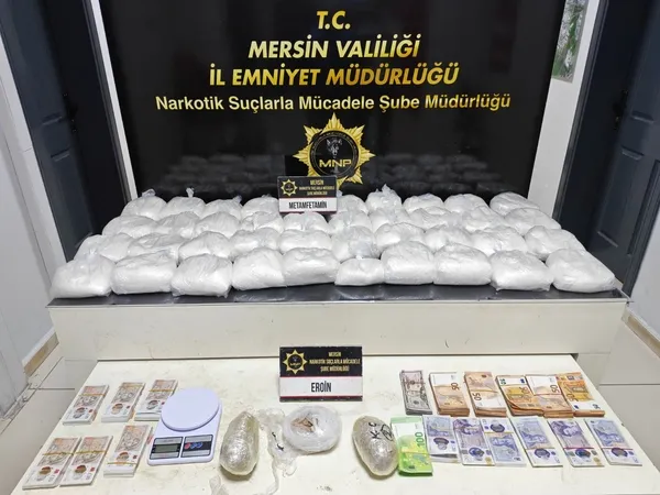 Mersin uyuşturucu operasyonu