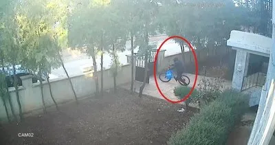 Siverek’te bisiklet hırsızlığı güvenlik kameralarına yansıdı | Video
