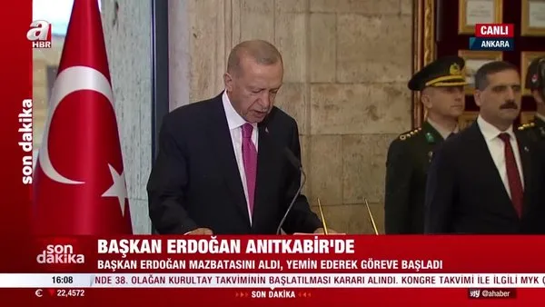 Başkan Erdoğan Anıtkabir'de açıklamalarda bulundu | Video