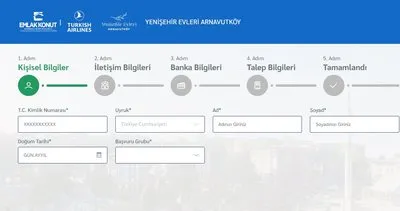 THY Emlak Konut Yenişehir Evleri Arnavutköy Projesi başvuru ekranı, kura tarihleri ve şartları: Emlak Konut GYO - THY konut projesi kura sonuçları ne zaman açıklanacak, başvuru ücreti ne kadar?