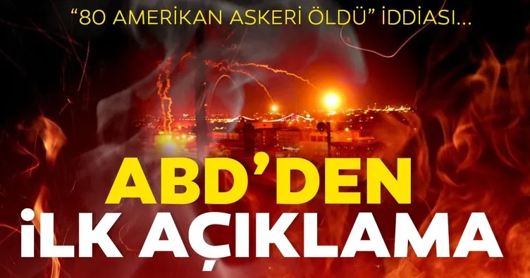 ABD'li yetkili, İran'ın füze saldırısında askerlerinin öldüğü iddiasını yalanladı