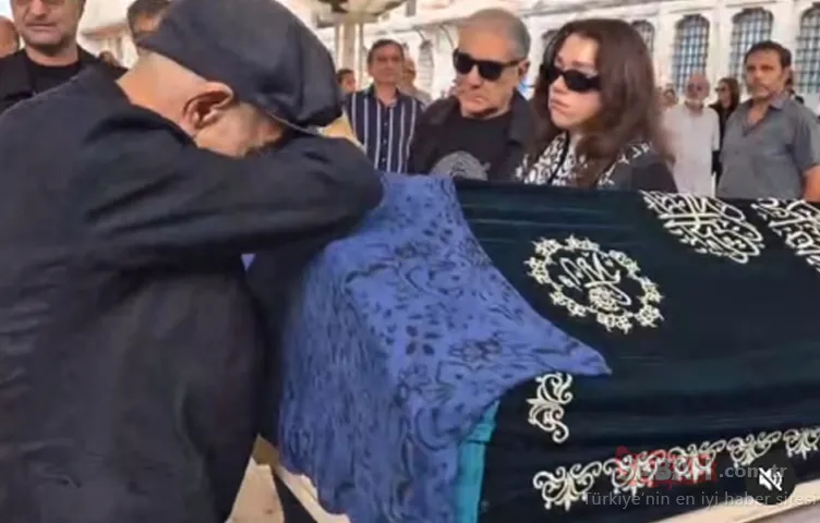 Kızı Eda son yolculuğuna uğurlandı! Mazhar Alanson gözyaşlarına hakim olamadı...