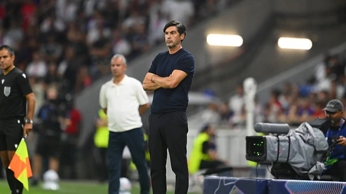 Paulo Fonseca: "Hayal kırıklığı yaşıyoruz"