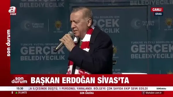 Başkan Erdoğan'dan Sivas mitinginde önemli açıklamalar | Video