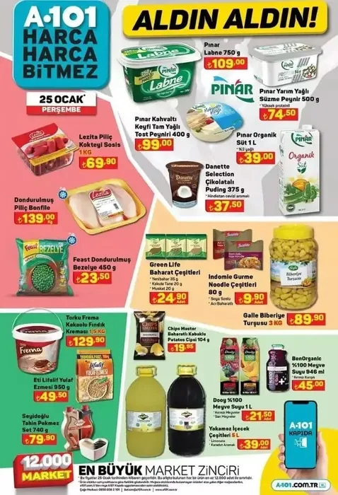 A101 AKTÜEL 25 OCAK 2024 indirimleri Perşembe raflarda! Bu hafta A101 aktüel ürünler listesinde neler var?