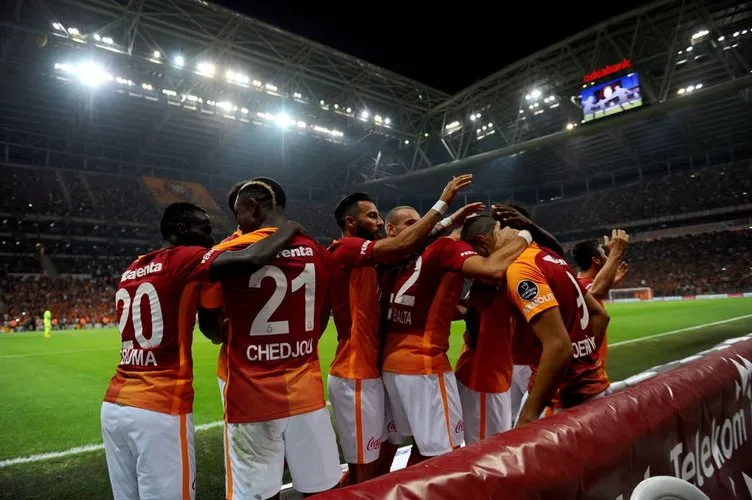 Galatasaray-Çaykur Rizespor maçından kareler