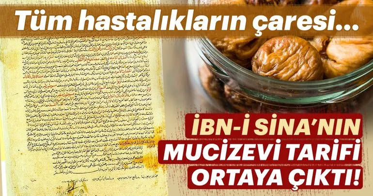 İbn-i Sina’nın mucizevi tarifi...