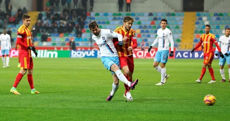 Trabzonspor ile Kayserispor 40. defa rakip