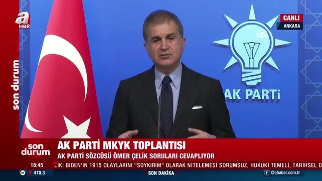 AK Parti Sözcüsü Çelik'ten Kılıçdaroğlu'nun 'Biden' açıklamasına tepki: Siyasi akıl ile izah edilecek bir durum değil | Video