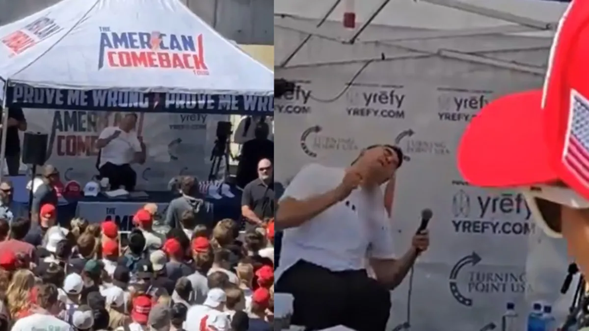 Trump destekçisi sağcı aktivist Charlie Kirk’e silahlı saldırı! O anlar kamerada: ABD Başkanı’ndan ilk açıklama Trump destekçisi sağcı aktivist Charlie Kirk’e silahlı saldırı! O anlar kamerada: ABD Başkanı’ndan ilk açıklama