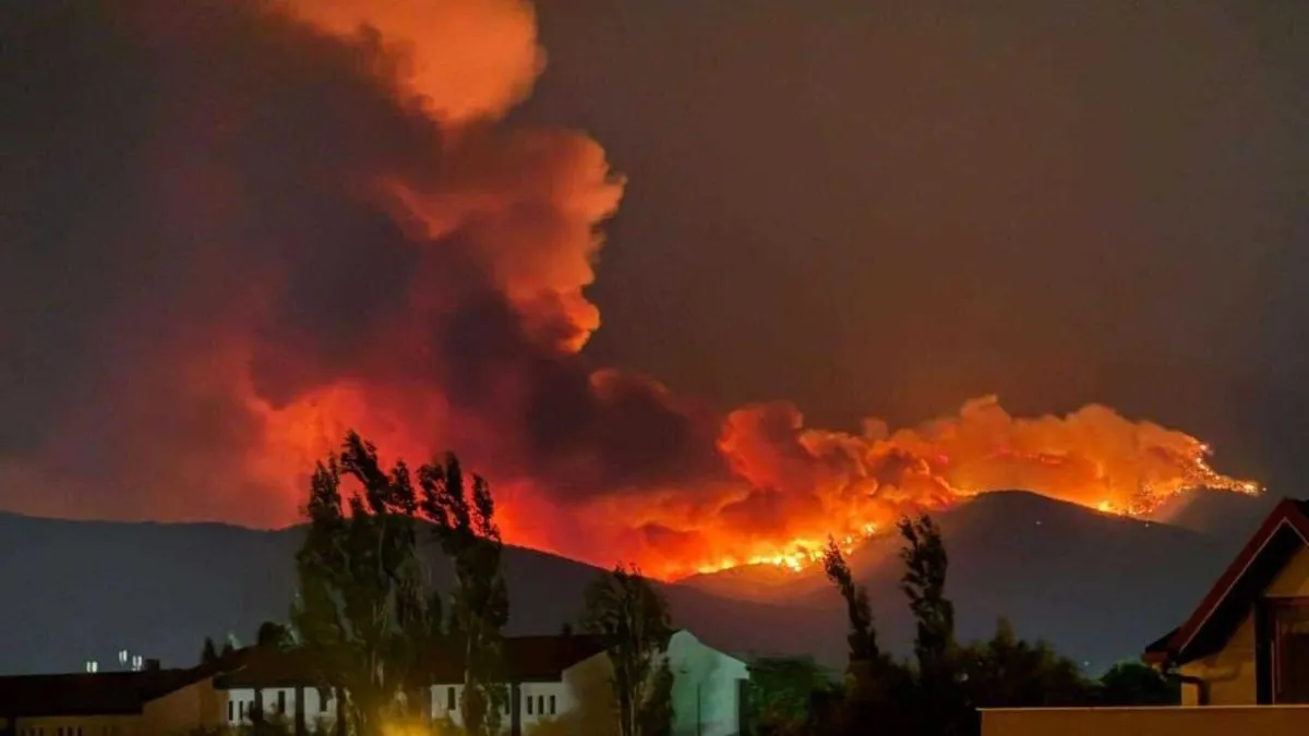İzmir Ödemiş'te de yangın çıktı! 3 mahalle tahliye edildi