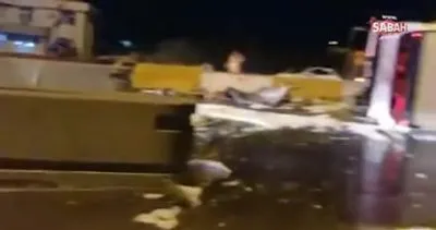 Yolcu otobüsü devrildi: 22 yaralı | Video