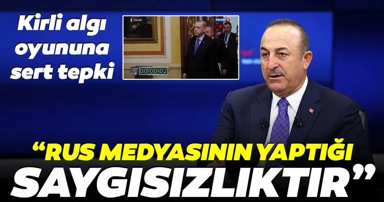 Mevlüt Çavuşoğlu’ndan Türk heyeti Rusya’da kapıda bekletildi iddialarına sert yanıt