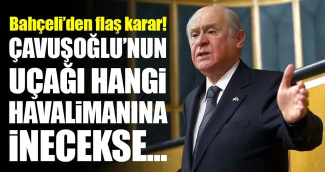 MHP lideri Devlet Bahçeli’den flaş karar!