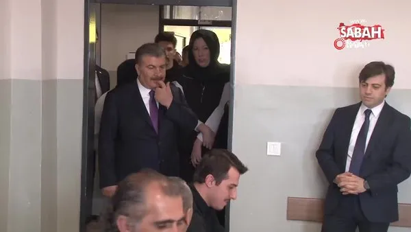 Sağlık Bakanı Fahrettin Koca oyunu Üsküdar’da kullandı | Video