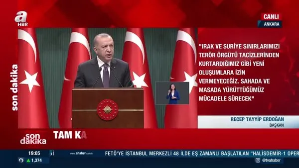SON DAKİKA: Başkan Erdoğan’dan Kabine Toplantısı sonrası Joe Biden’a ‘1915 Olayları’ tepkisi | Video