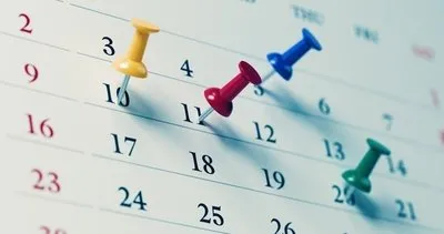 2022 Resmi Tatil Günleri Takvimi: 2022 bu yıl resmi tatiller hangi güne denk geliyor?