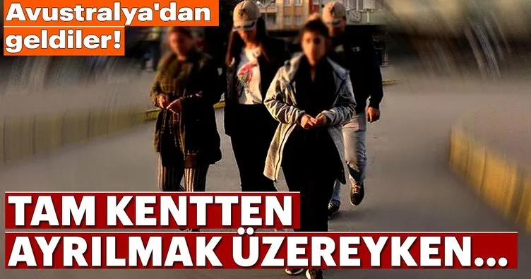 Avustralya’dan gelen PKK’lı teröristler yakalandı!