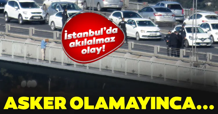 Asker olamayınca intihar etmek istedi