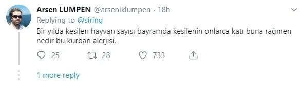 Şirin Payzin'in Kurban Bayramı paylaşımı tepki çekti