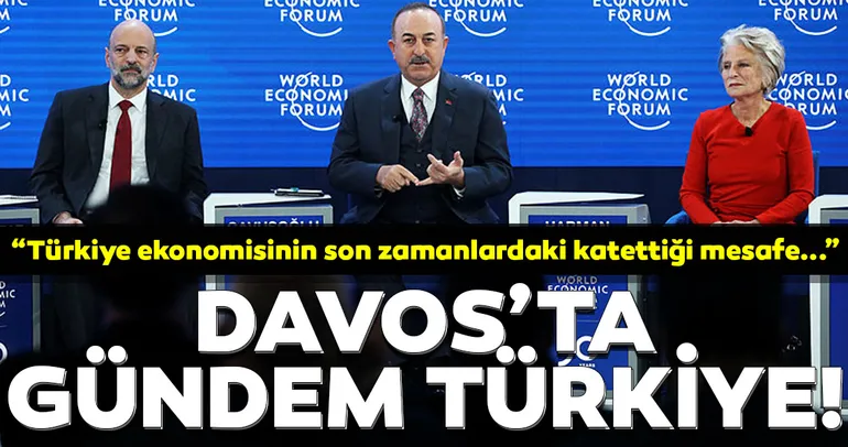 Dışişleri Bakanı Mevlüt Çavuşoğlu açıkladı: Davos'ta Türkiye'ye büyük ilgi