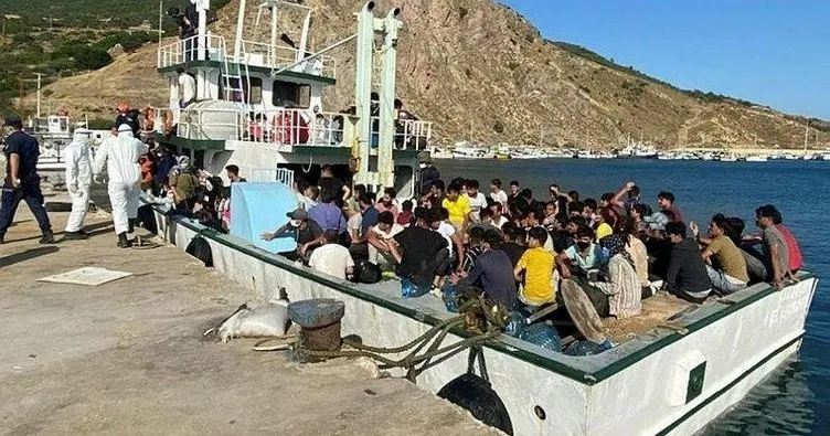 Çanakkale açıklarında 231 düzensiz göçmen yakalandı