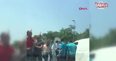 Fatih’te trafikte tartıştığı kişiye silah çeken kişi kamerada | Video