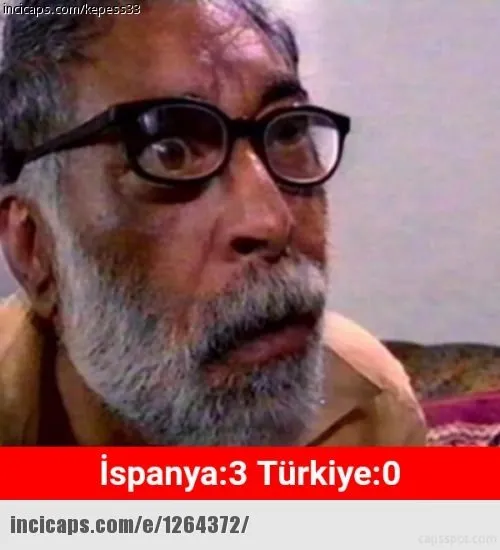 İspanya-Türkiye maçı capsleri!