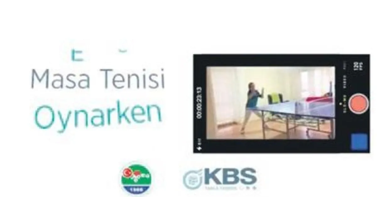 Masa Tenisi Federasyonu Ndan Evden Cek Gonder Kampanyasi Ankara Baskent Haberleri