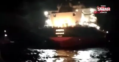 İstanbul Boğazı’nda makine arızası yapan gemi römorkörlerle çekiliyor | Video