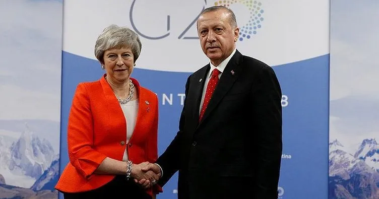 Son dakika haberi: Başkan Erdoğan İngiltere Başbakanı ile görüştü