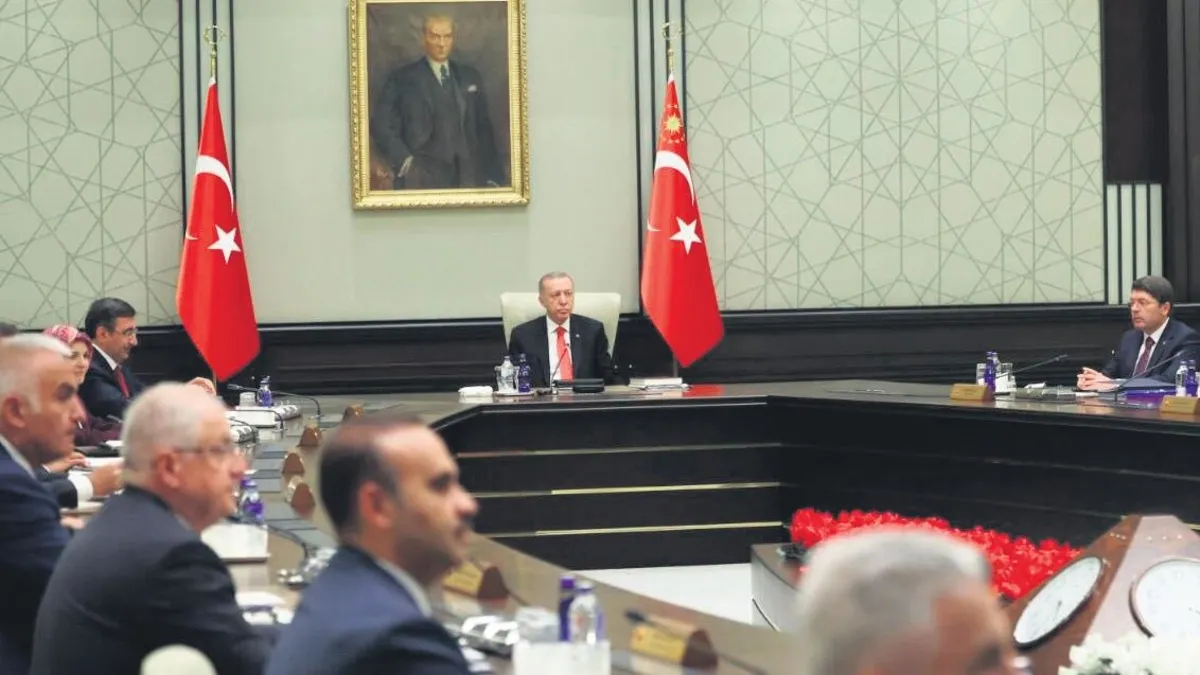 Kabinenin gündemi Terörsüz Türkiye