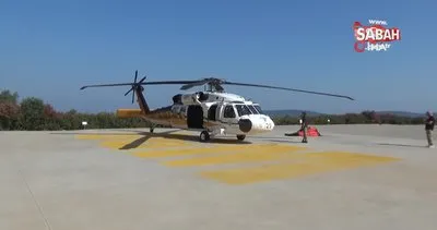 Yangın söndürme helikopteri Nefes 72 sorti yaparak rekor kırdı | Video