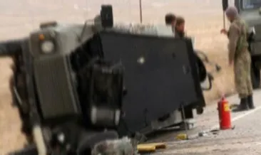 Suriye sınırında askeri araç devrildi: 8 asker yaralı!