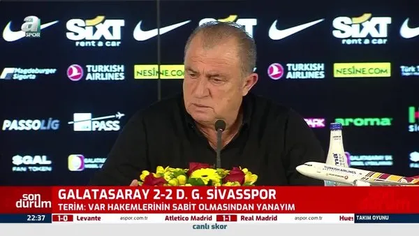 Son dakika Galatasaray haberi: Fatih Terim'den Sivasspor maçının ardından flaş sözler!
