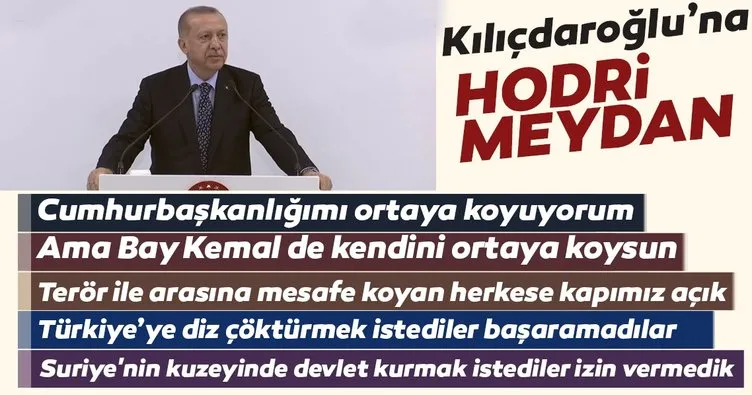 Başkan Erdoğan’dan Kılıçdaroğlu’na hodri meydan: Cumhurbaşkanlığımı ortaya koyuyorum...