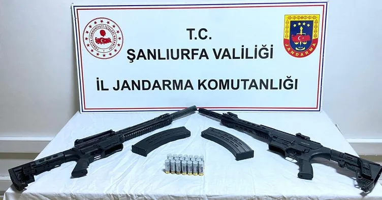 Şanlıurfa’da eş zamanlı silah operasyonu