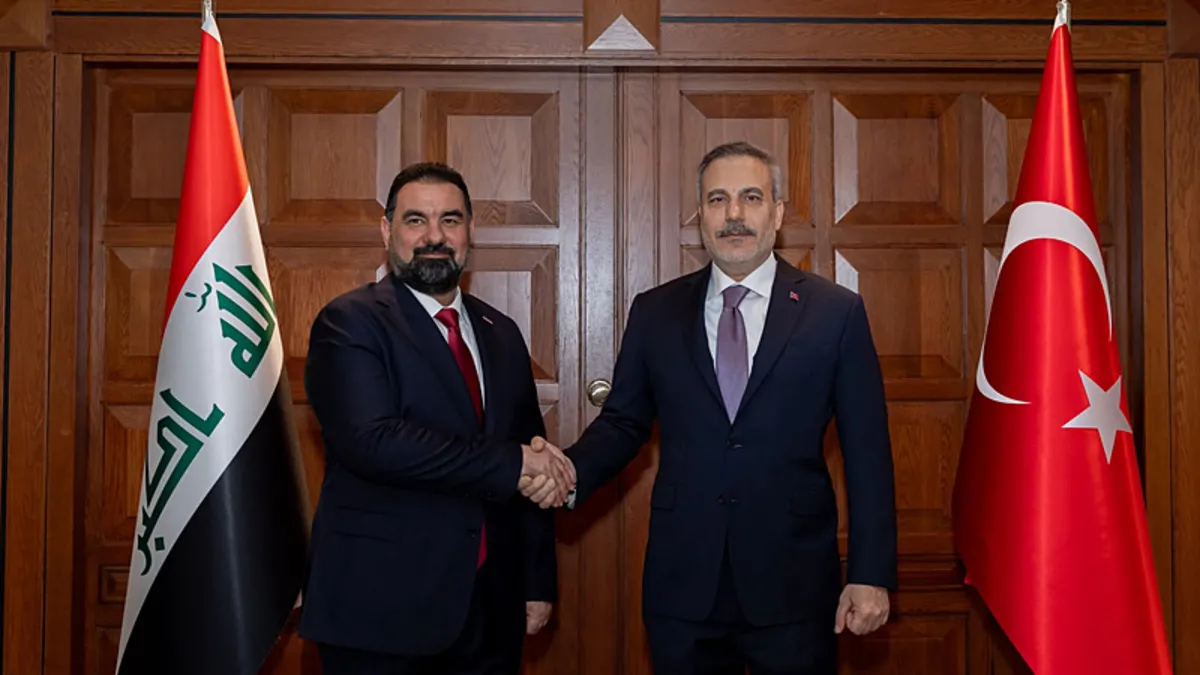Bakan Fidan, Irak Temsilciler Meclisi Başkanı Halbusi ile görüştü