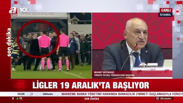 SON DAKİKA: TFF Başkanı Büyükekşi açıkladı! Süper Lig ne zaman başlayacak? | Video