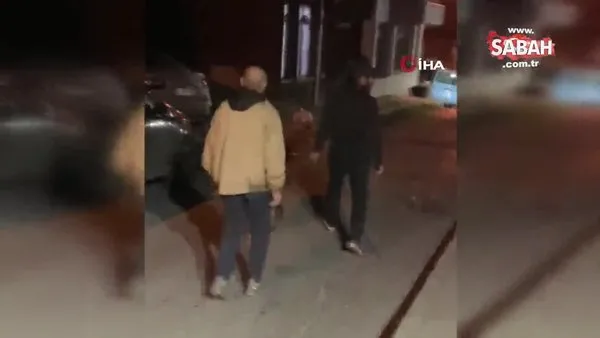 Cihangir’de korku dolu anlar kamerada: Tartıştığı kişinin üzerine Pitbull köpeğini saldırttı | Video