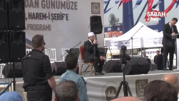 Hacı adayları Üsküdar'da düzenlenen programla uğurlandı | Video
